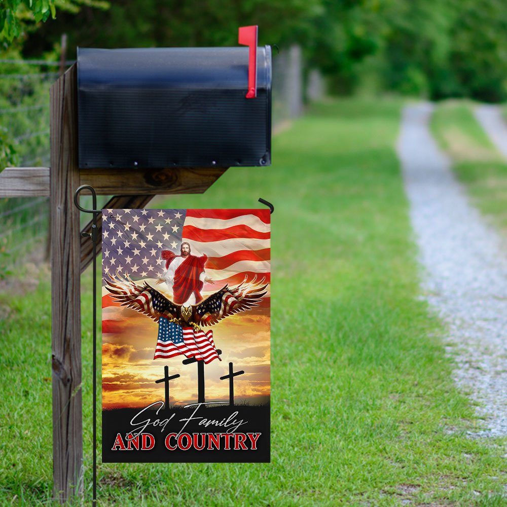 Eagle And Jesus Flagwix™ Jesus – God Family and Country Flag Eagle And Jesus Flagwix™ Jesus – God Family and Country Flag