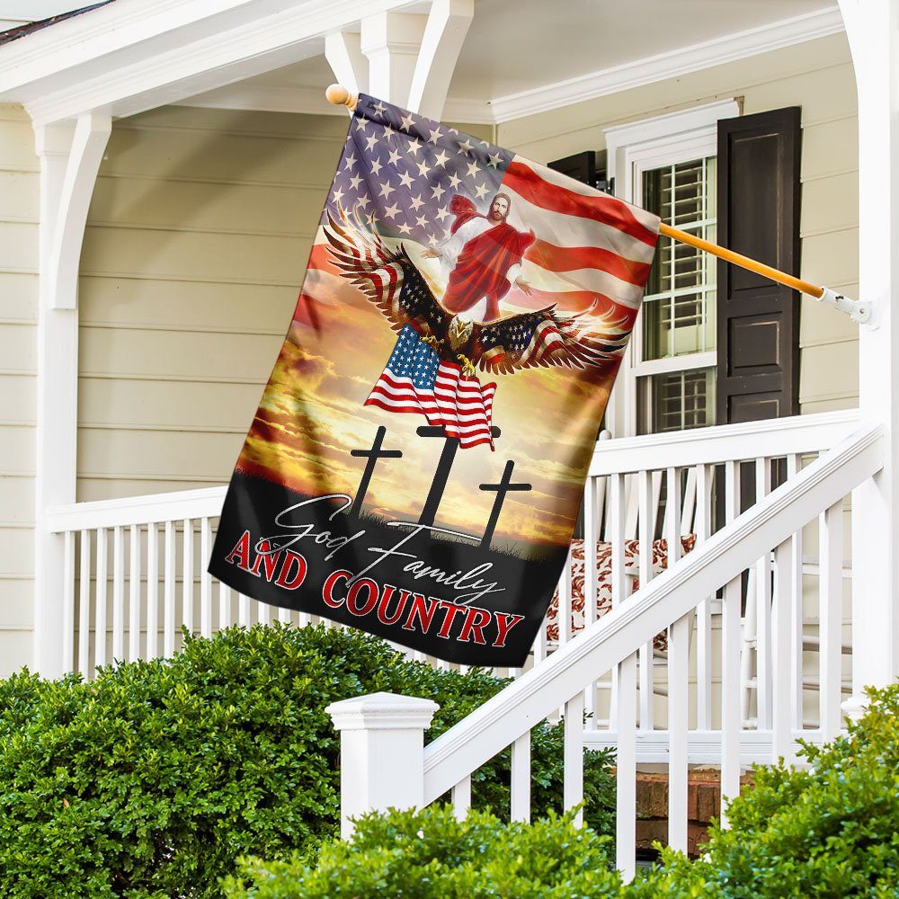Eagle And Jesus Flagwix™ Jesus – God Family and Country Flag Eagle And Jesus Flagwix™ Jesus – God Family and Country Flag