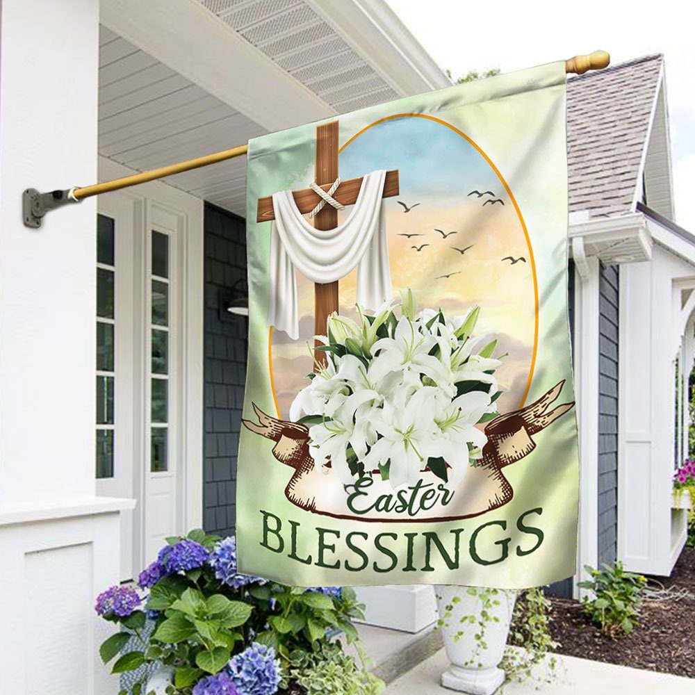 Easter Blessings Christian Flag TQN978F