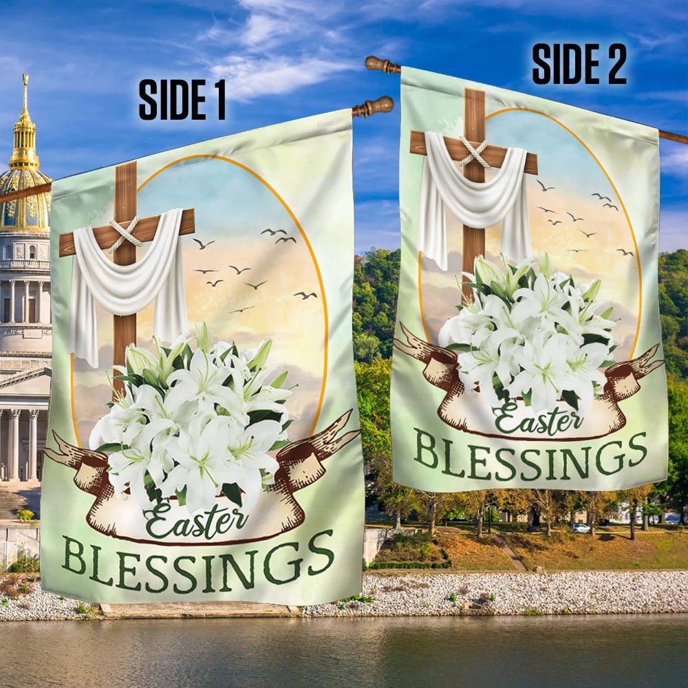 Easter Blessings Christian Flag TQN978F