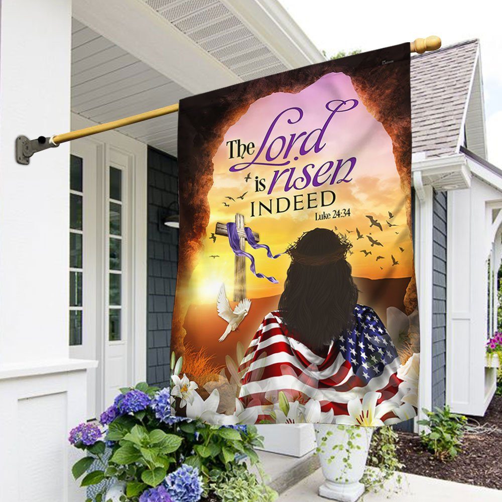 Easter Christ Flag Empty Tomb of Jesus Flag The Lord Is Risen Indeed LHA2028F