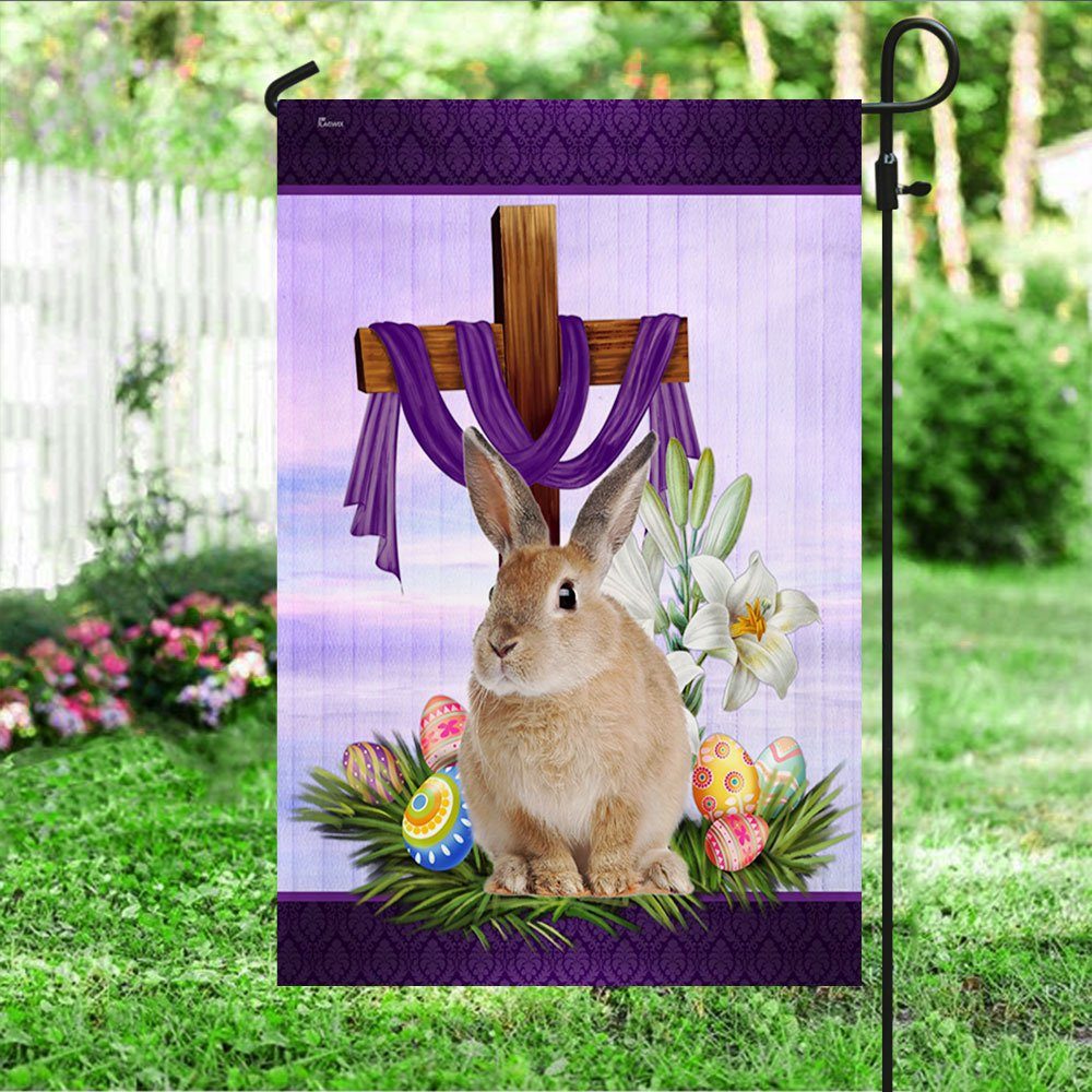Easter Flag Jesus Easter Bunny Flag TRL1866F Easter Flag Jesus Easter Bunny Flag TRL1866F