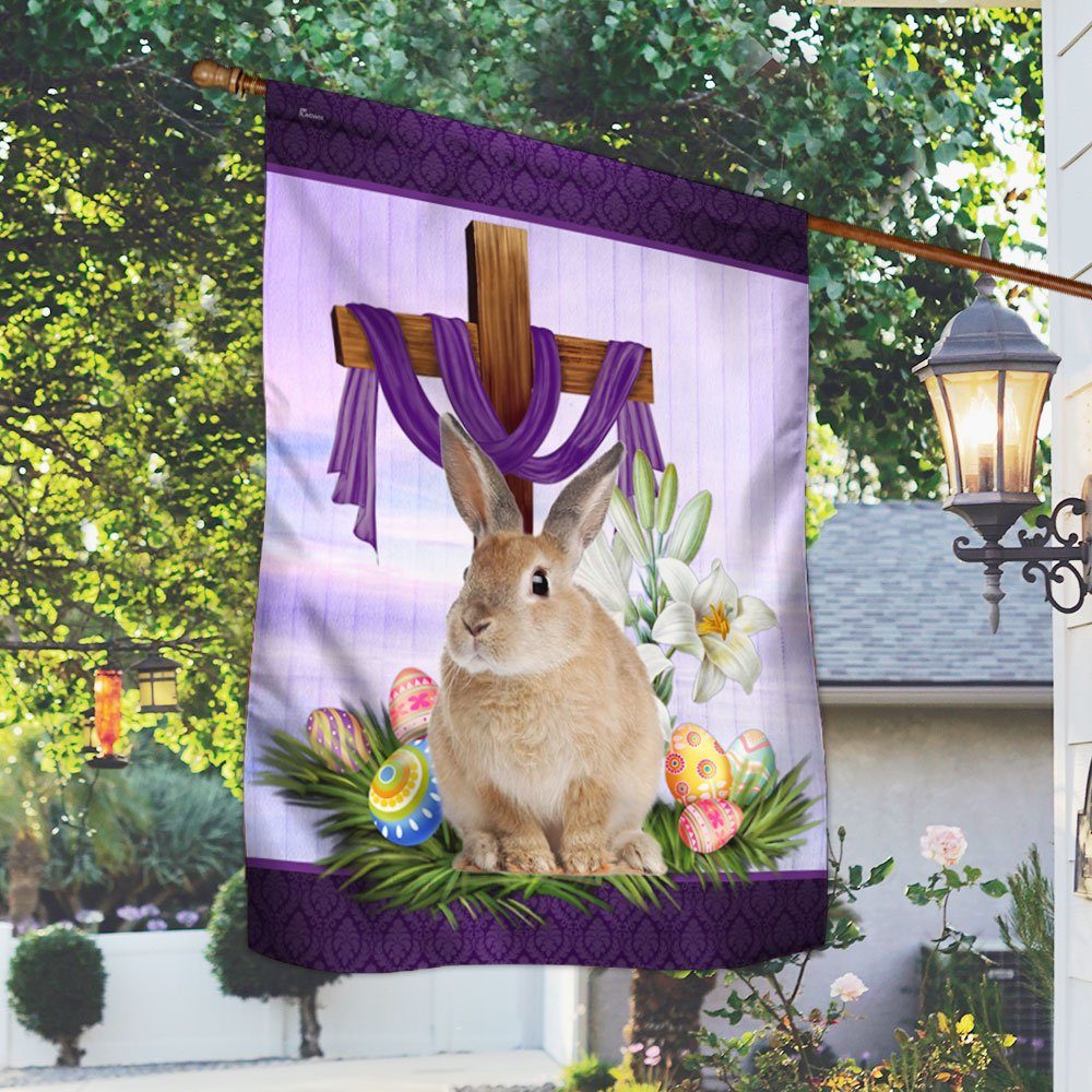 Easter Flag Jesus Easter Bunny Flag TRL1866F