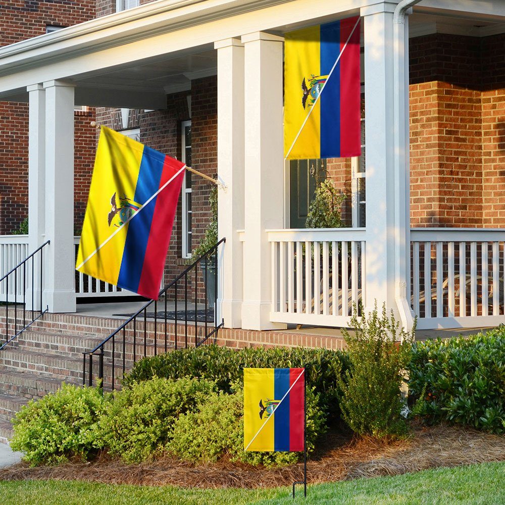 Ecuador and Colombia Flag TPT952F