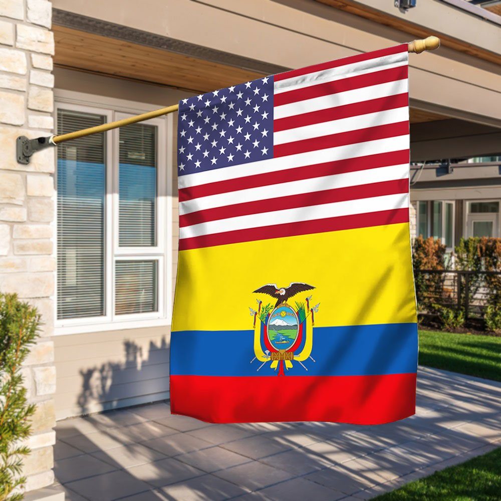 Ecuador And USA Flag  American Ecuador TQN813F