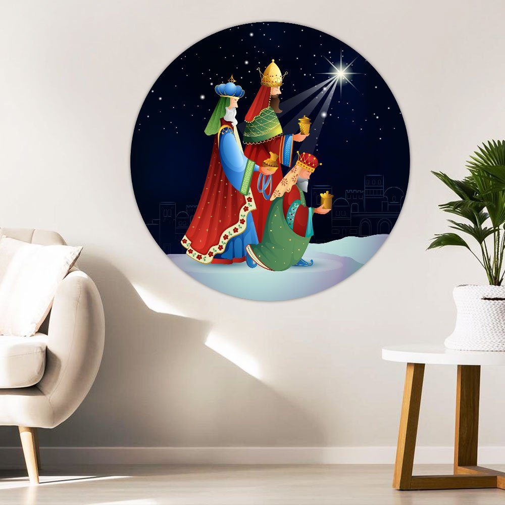 Epiphany Three Wise Men Hanging Metal Sign Three King’s Day LNT800MS
