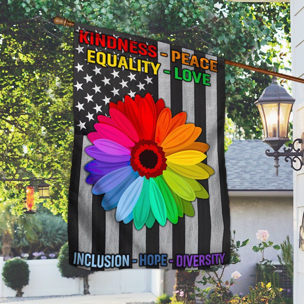 Equality Flag Peace Kindness Love Flag TRL1921F