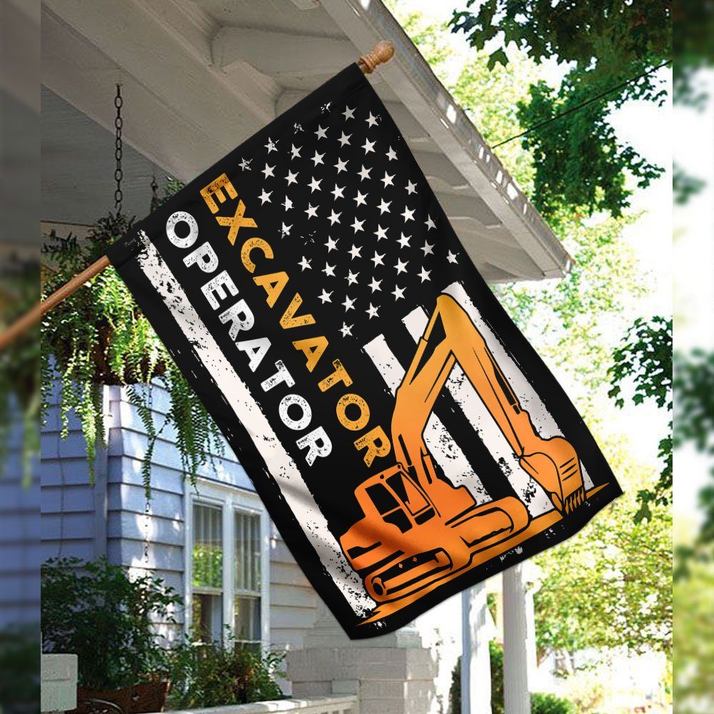 Excavator Operator Flag Excavator Operator Flag