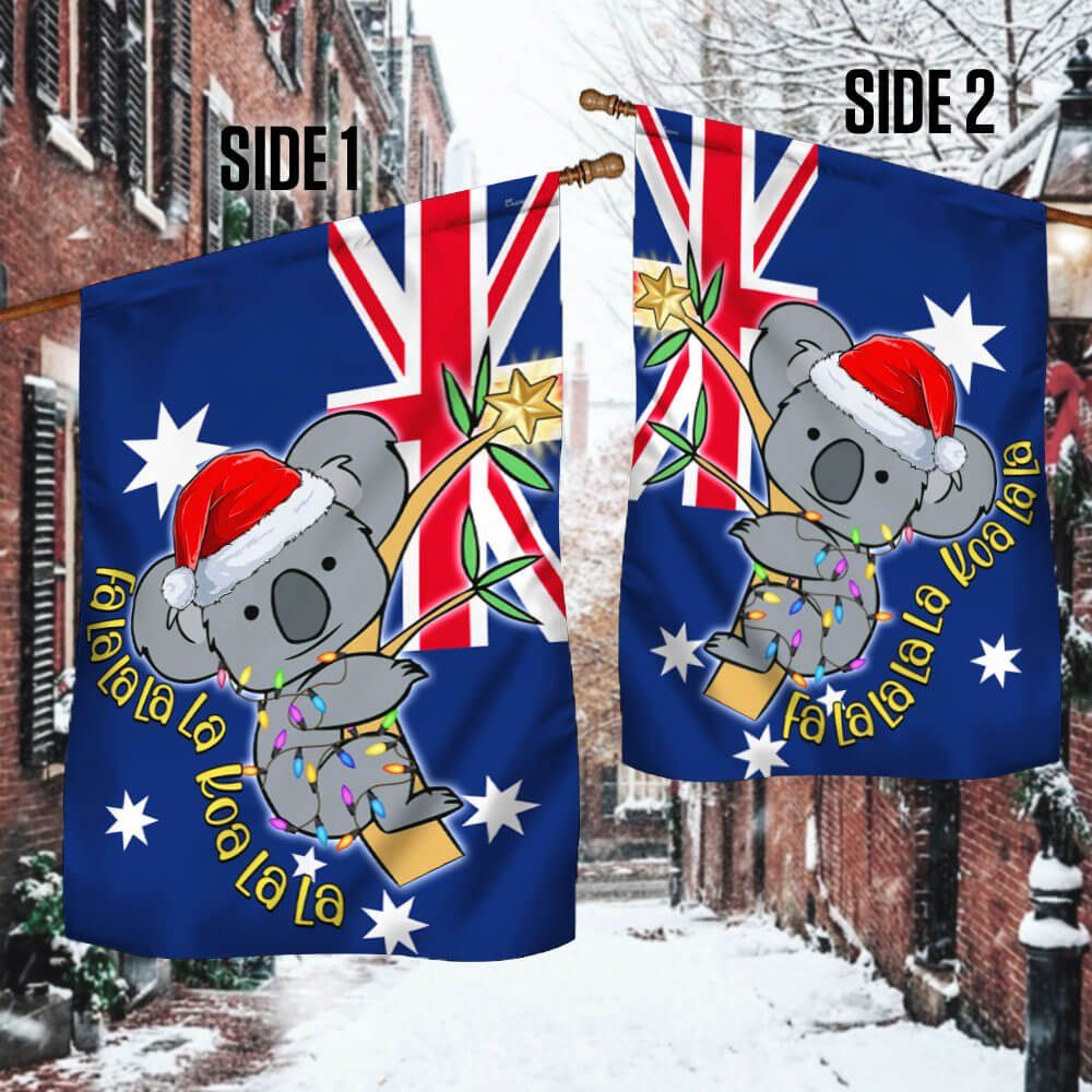 Fa La La La La Koa La La Koala Christmas Australian Flag BNN737F