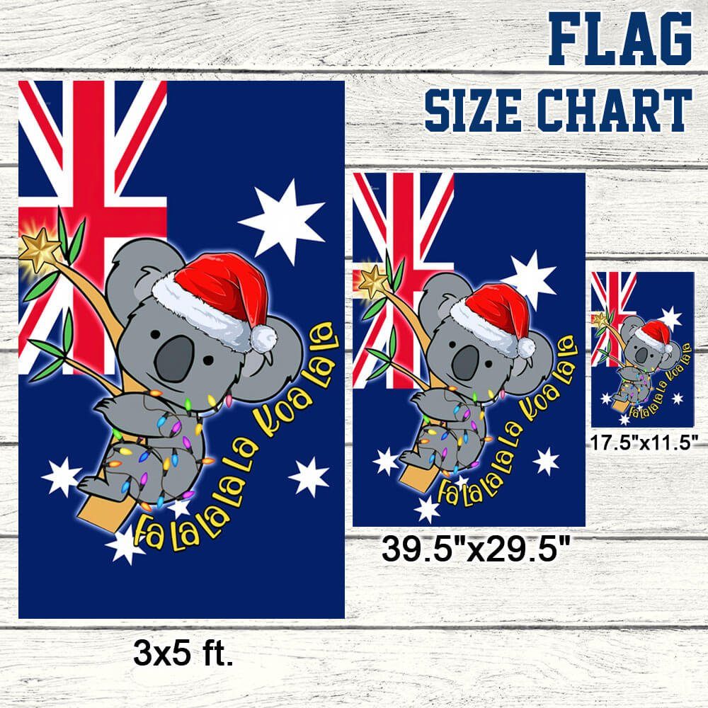 Fa La La La La Koa La La Koala Christmas Australian Flag BNN737F