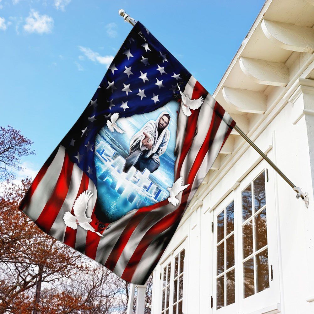 Faith God Jesus Flag