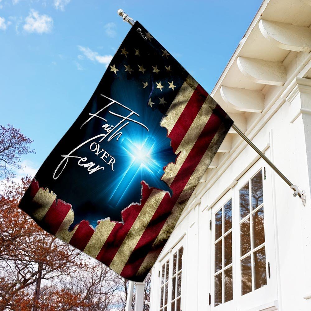 Faith Over Fear Flag