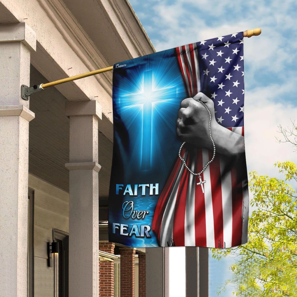 Faith Over Fear Flag