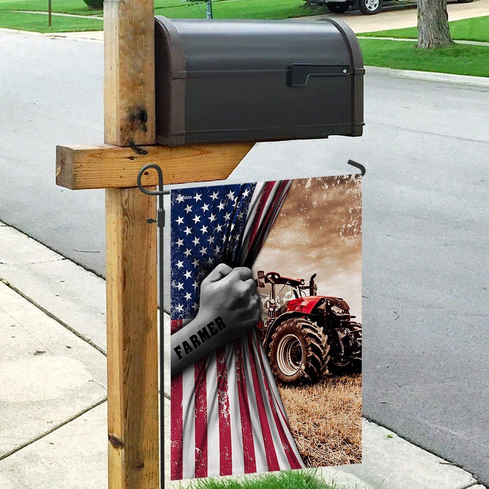 Farmer American US Flag Farmer American US Flag