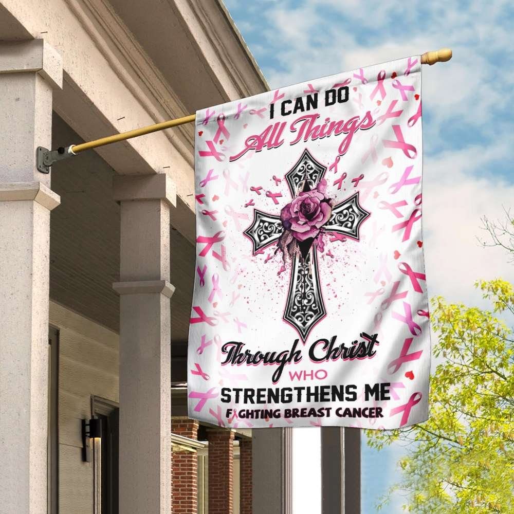 Fighting Breast Cancer Flag