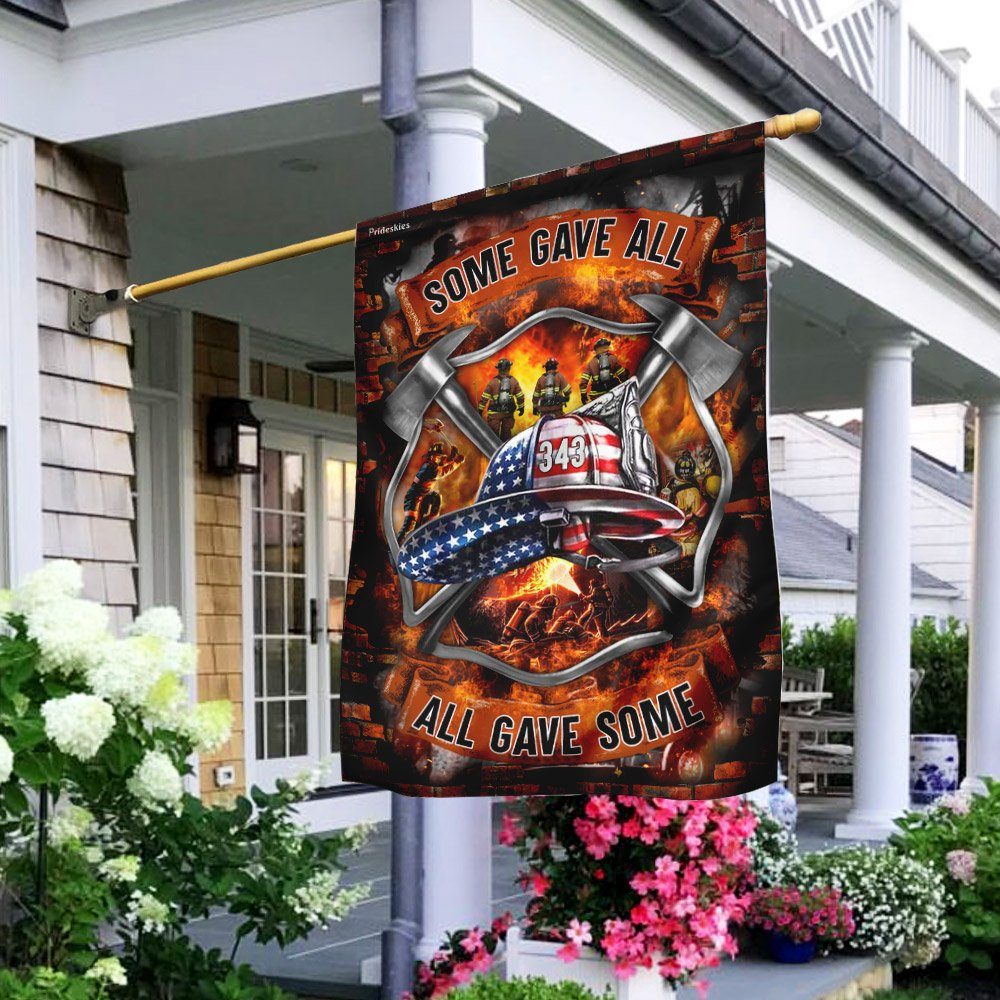 Firefighter. Never Forget Flag