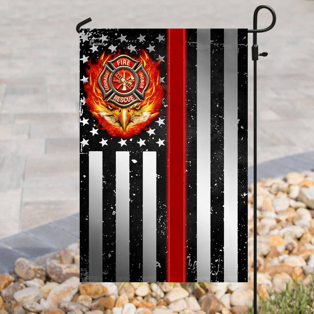 Firefighter. The Thin Red Line Flag Firefighter. The Thin Red Line Flag