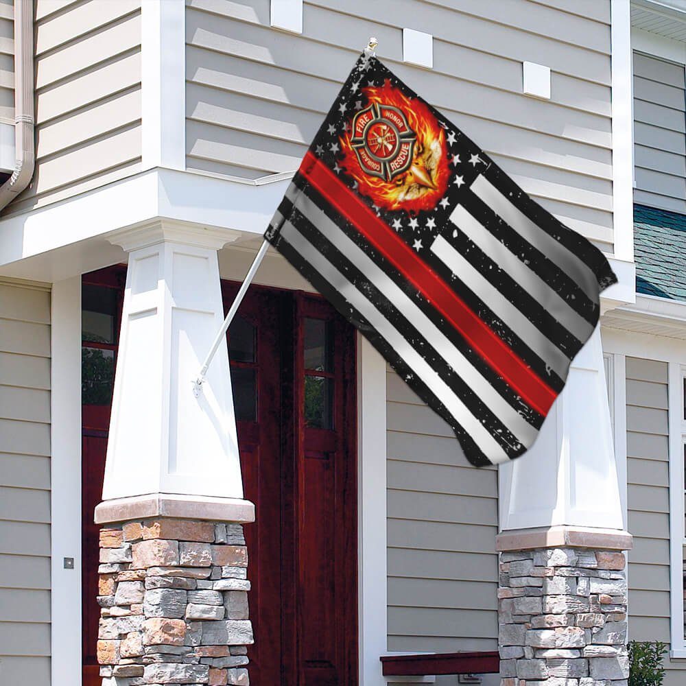 Firefighter. The Thin Red Line Flag Firefighter. The Thin Red Line Flag
