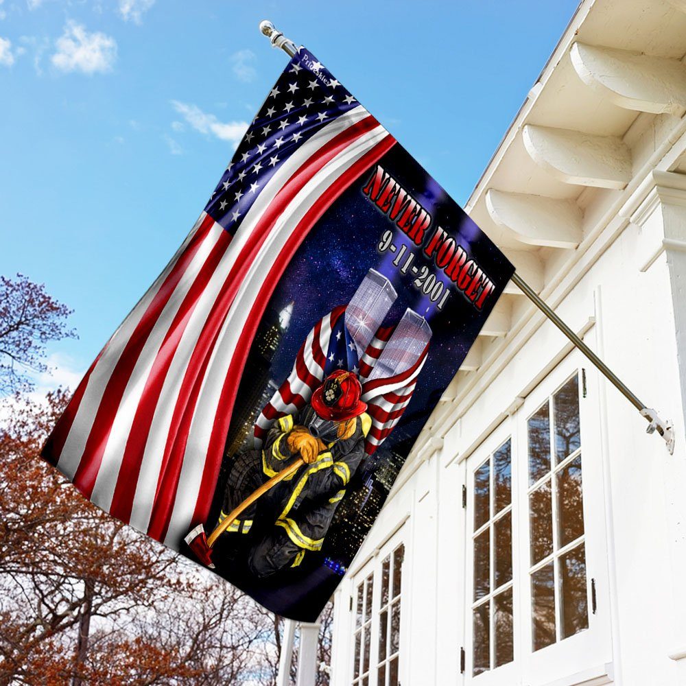 Firefighter – Never Forget 9.11 Flag Firefighter – Never Forget 9.11 Flag