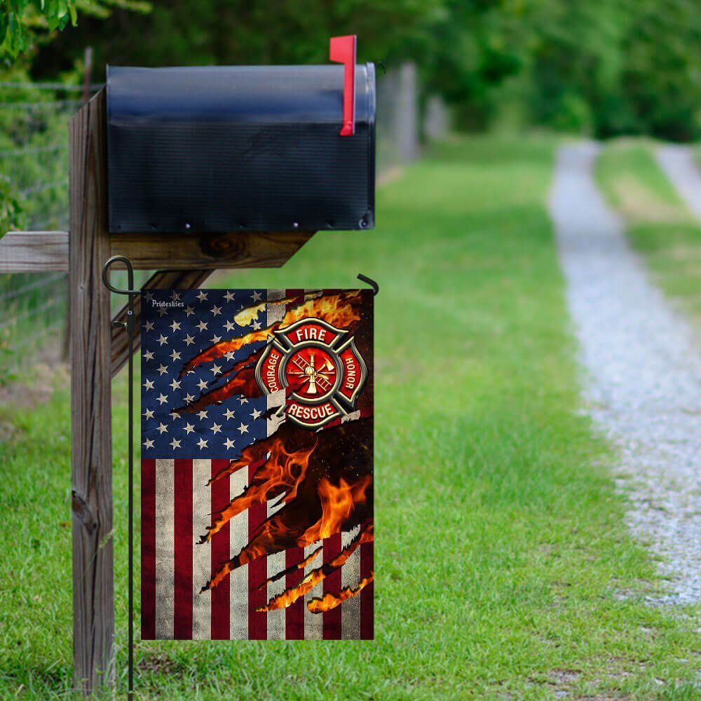 Firefighter American Flag Firefighter American Flag