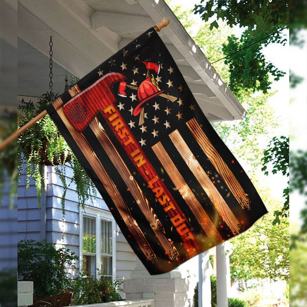 Firefighter American Flag Firefighter American Flag