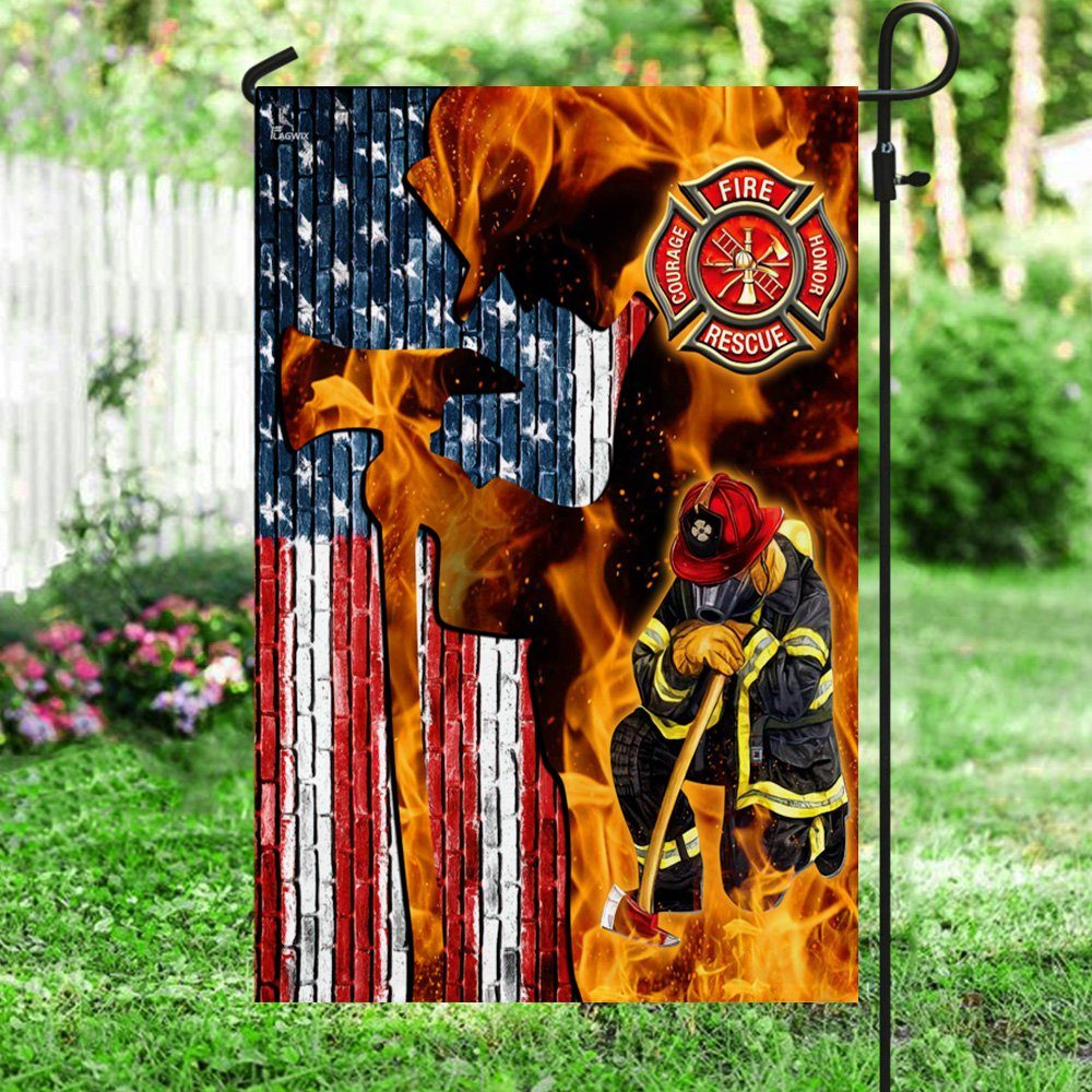 Firefighter American Flag TQN85F Firefighter American Flag TQN85F