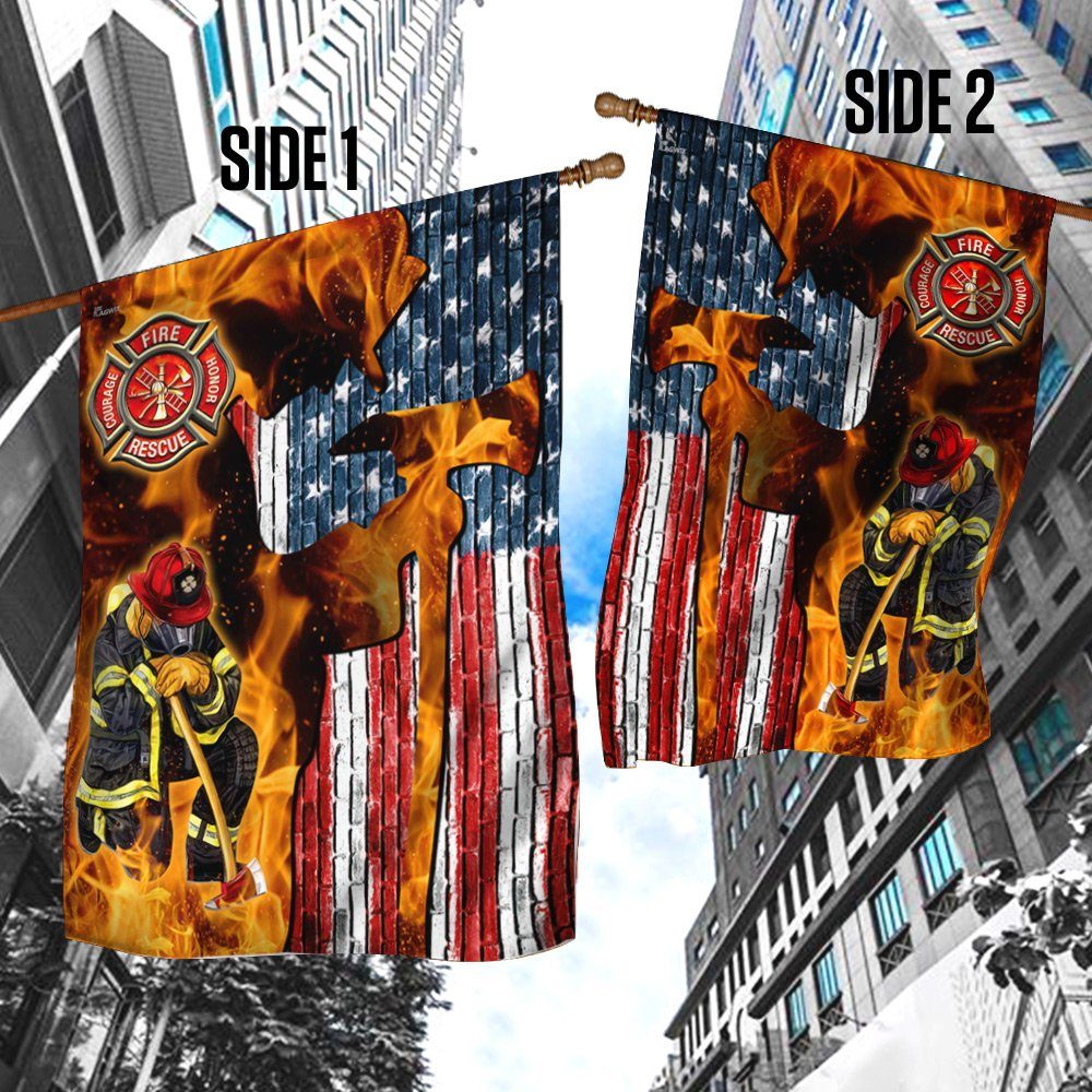 Firefighter American Flag TQN85F Firefighter American Flag TQN85F