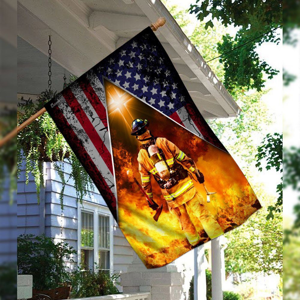 Firefighter American US Flag Firefighter American US Flag
