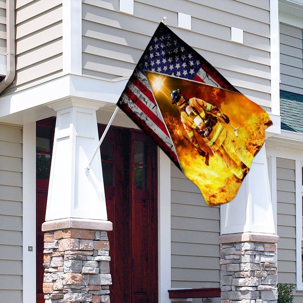 Firefighter American US Flag Firefighter American US Flag