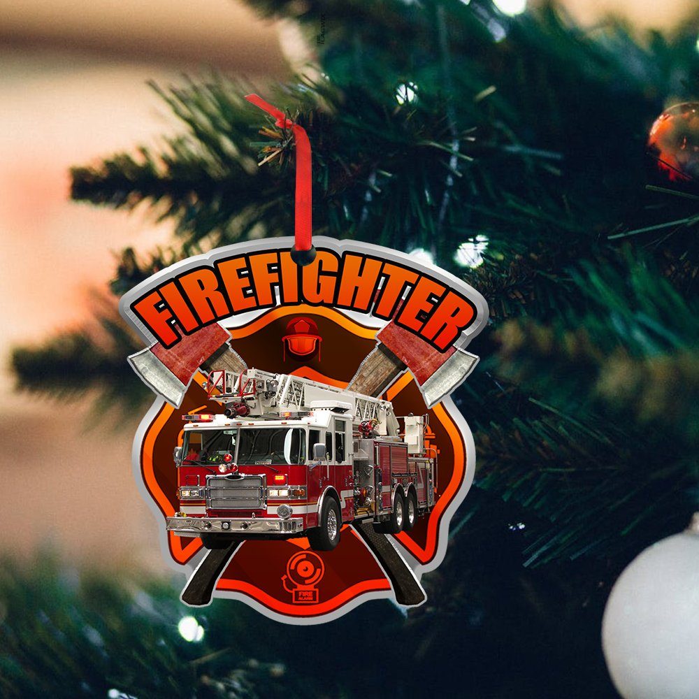 Firefighter Custom-Shaped Ornament ANT282O