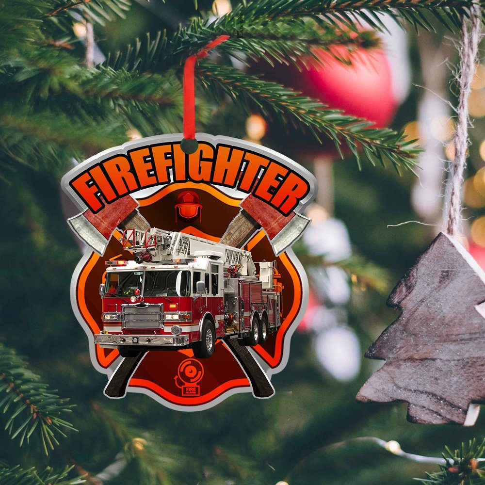 Firefighter Custom-Shaped Ornament ANT282O Firefighter Custom-Shaped Ornament ANT282O