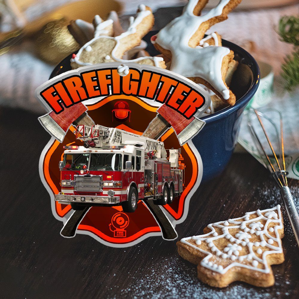 Firefighter Custom-Shaped Ornament ANT282O Firefighter Custom-Shaped Ornament ANT282O