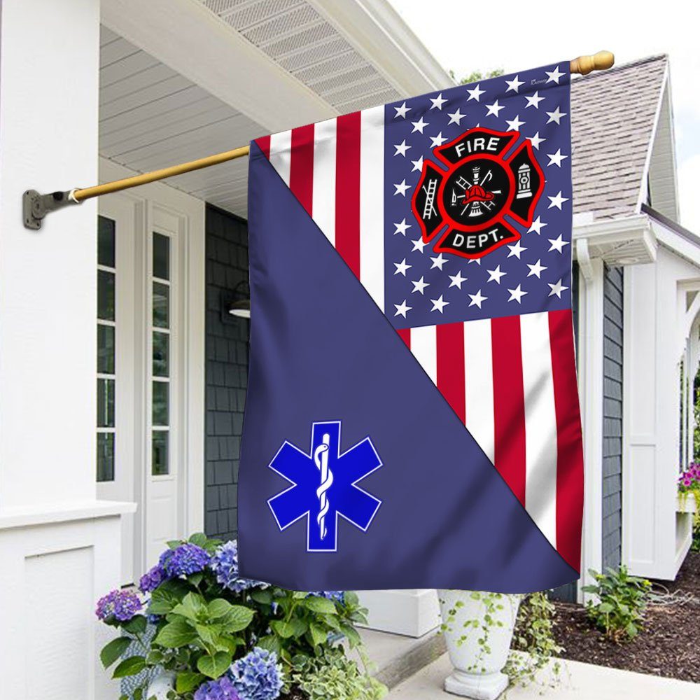 Firefighter EMT Flag First Responder Firefighter EMT Flag TRL1761F
