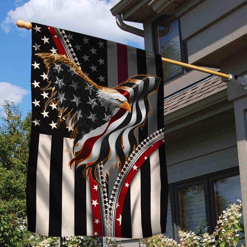 Firefighter Flag Eagle Thin Red Line ANT253Fv1
