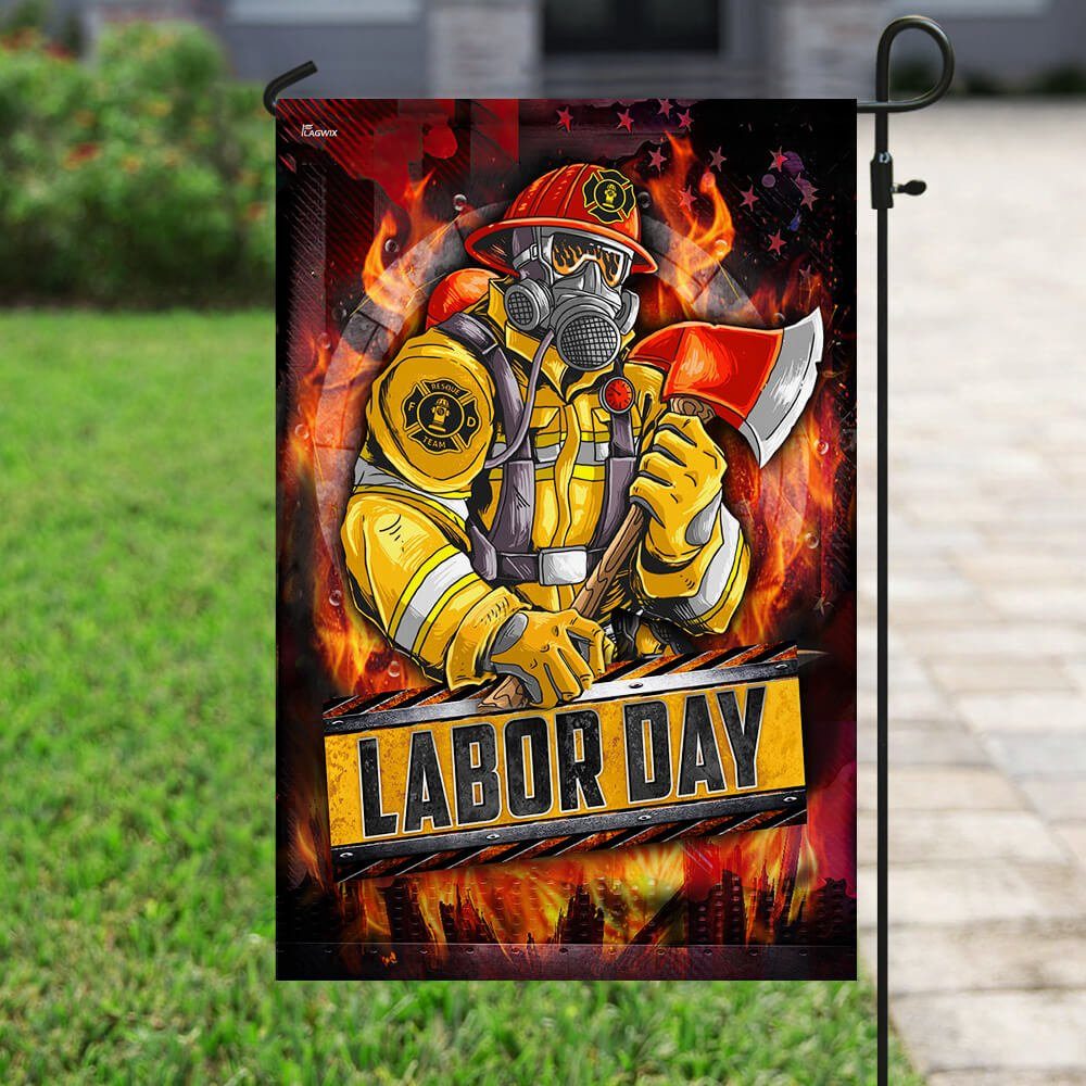 Firefighter Flag Labor Day Flag NTB152Fv1