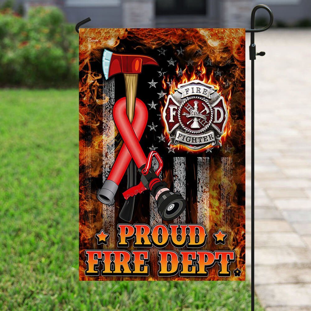 Firefighter Flag Love Heart Flag NTB104F