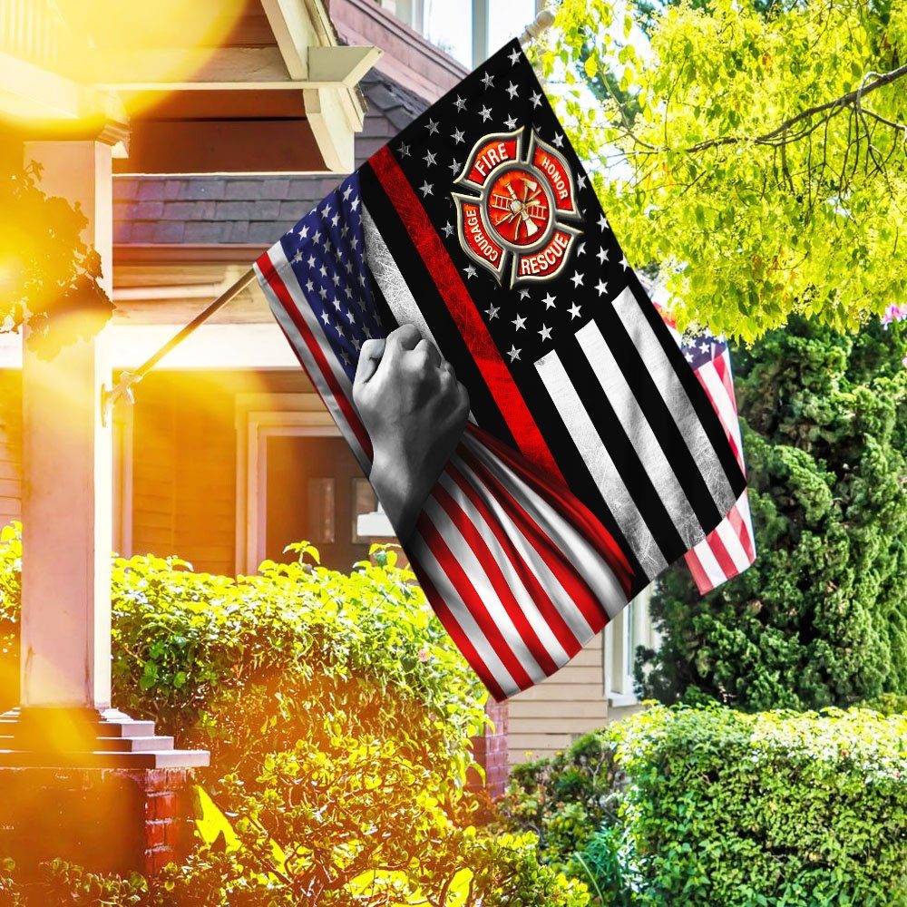 Firefighter The Thin Red Line Flag THH3181Fv1