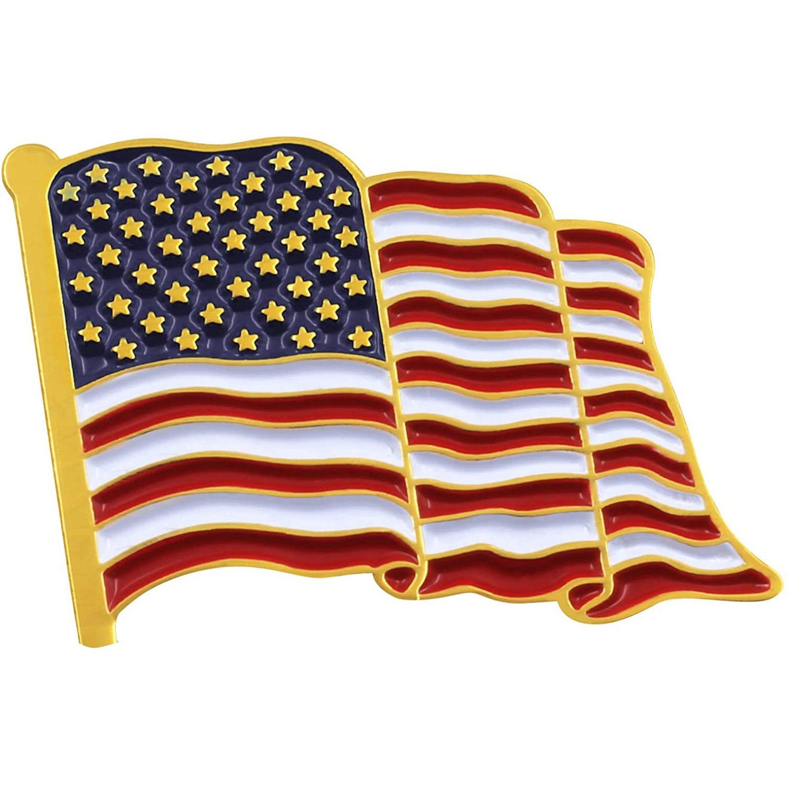 Flagwix American Flag Lapel Pin – US Flag Pins Patriotic – 1 Pin and 10 Pins