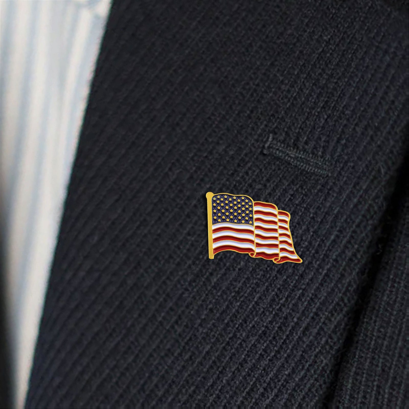 Flagwix American Flag Lapel Pin – US Flag Pins Patriotic – 1 Pin and 10 Pins