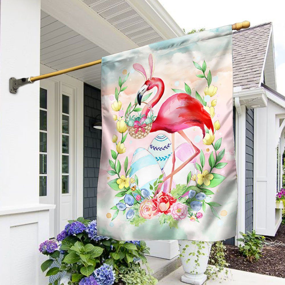 Flamingo Happy Easter Flag DBD3474F