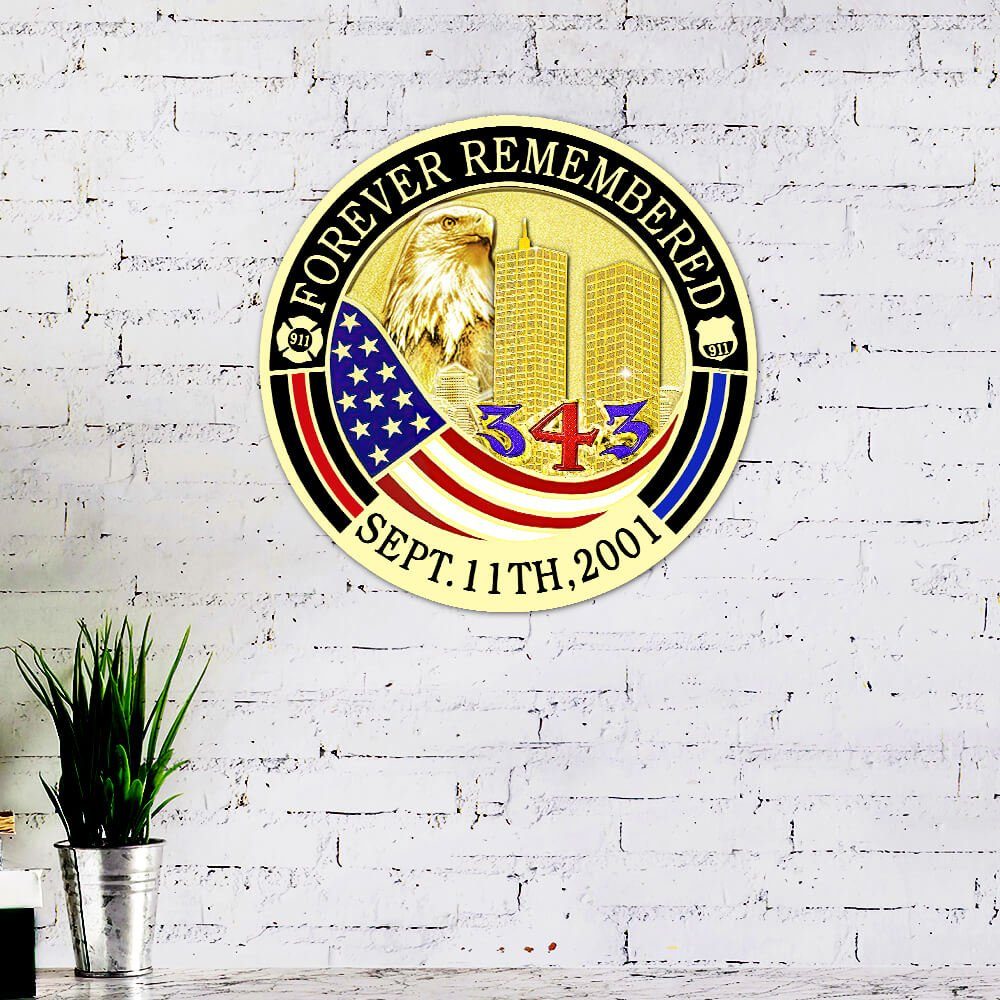 Forever Remember Hanging Metal Sign NTB135MS