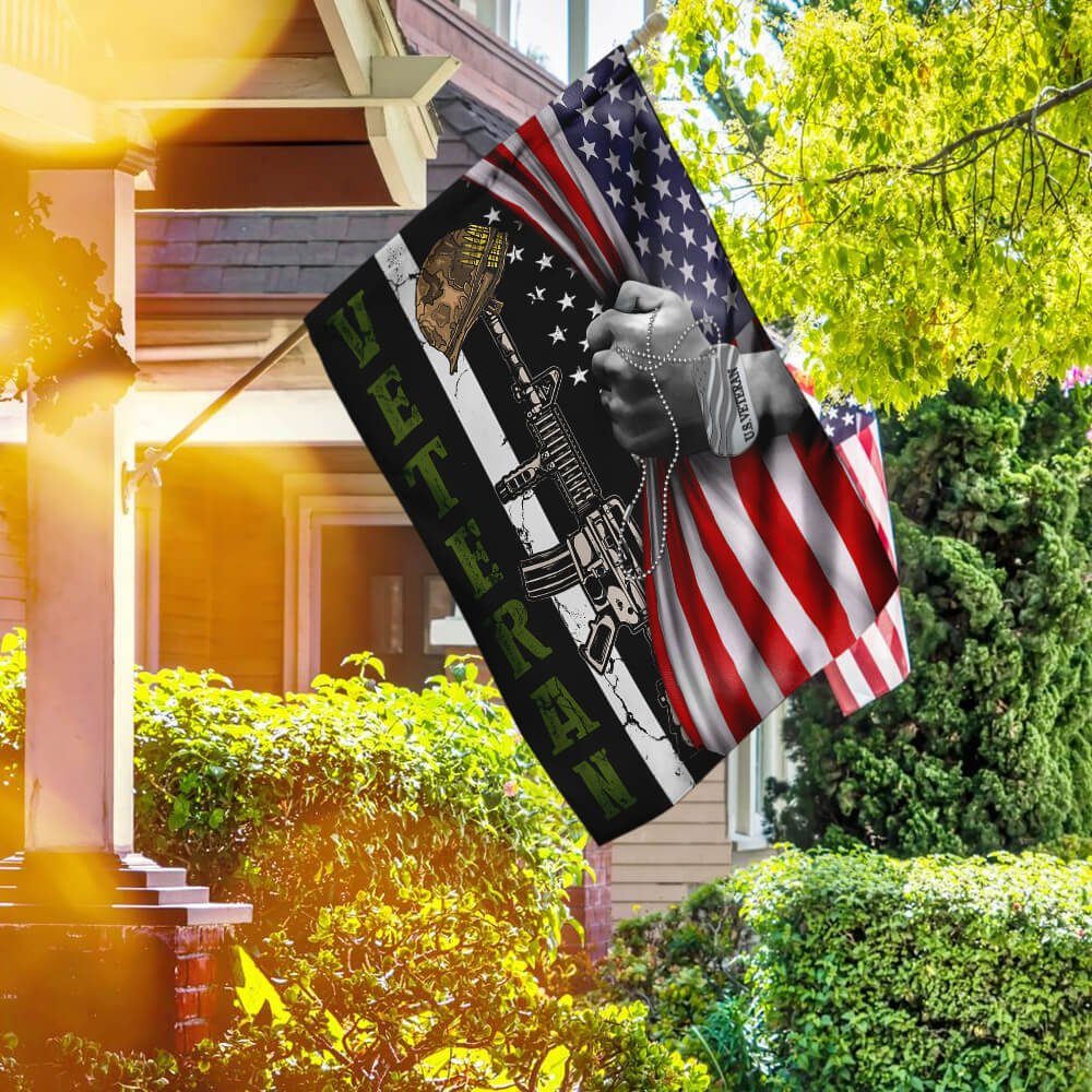 Forever The Title U.S Veteran Flag