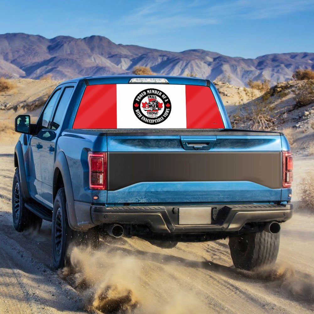 Freedom Convoy Proud Member Of A Small Fringe Minority Rear Car Window Decal TPT723CD