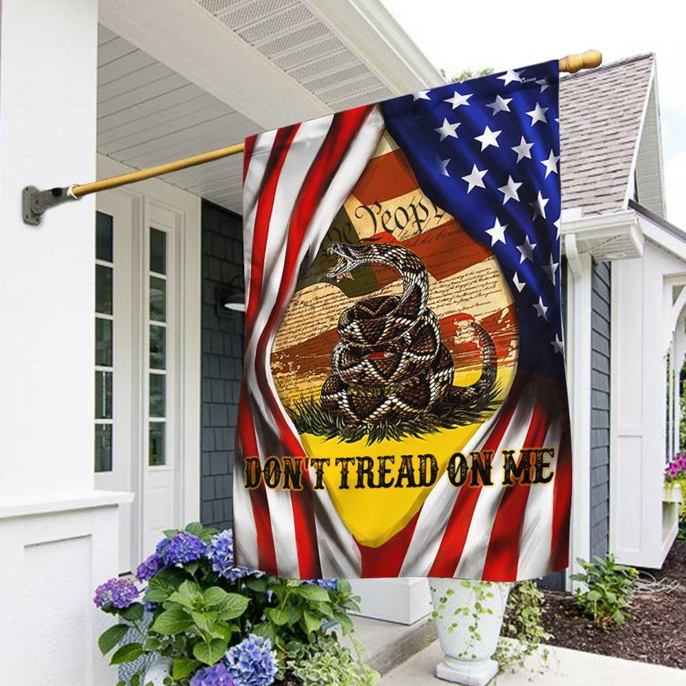 Gadsden Flag Live Rattlesnake American DBD2849F