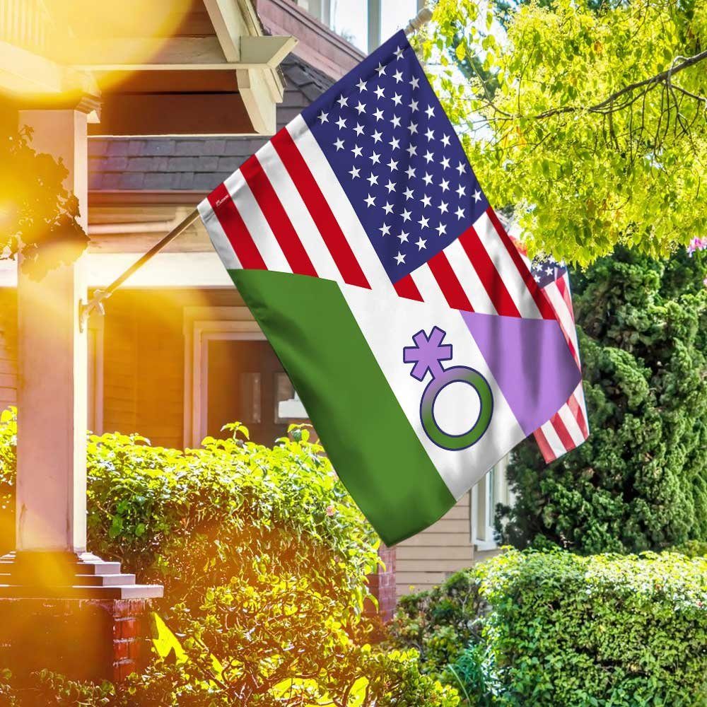 Genderqueer Pride American Flag DBD2792Fv1