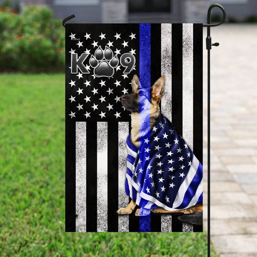 German Shepherd Blue Line Flag THB3224F German Shepherd Blue Line Flag THB3224F