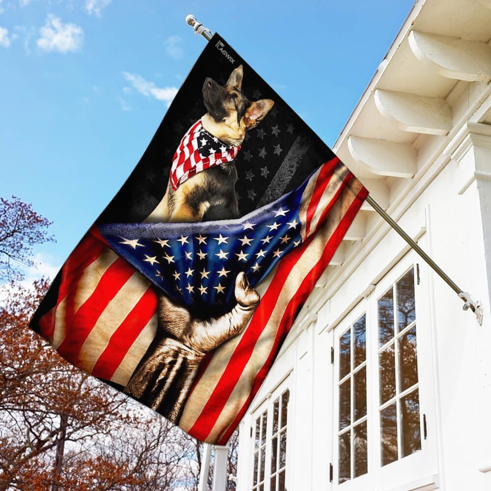 German Shepherd Flag