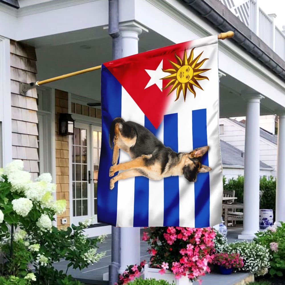 German Shepherd Flag