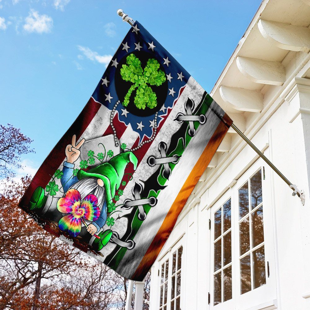 Gnome St Patrick’s Day Flag