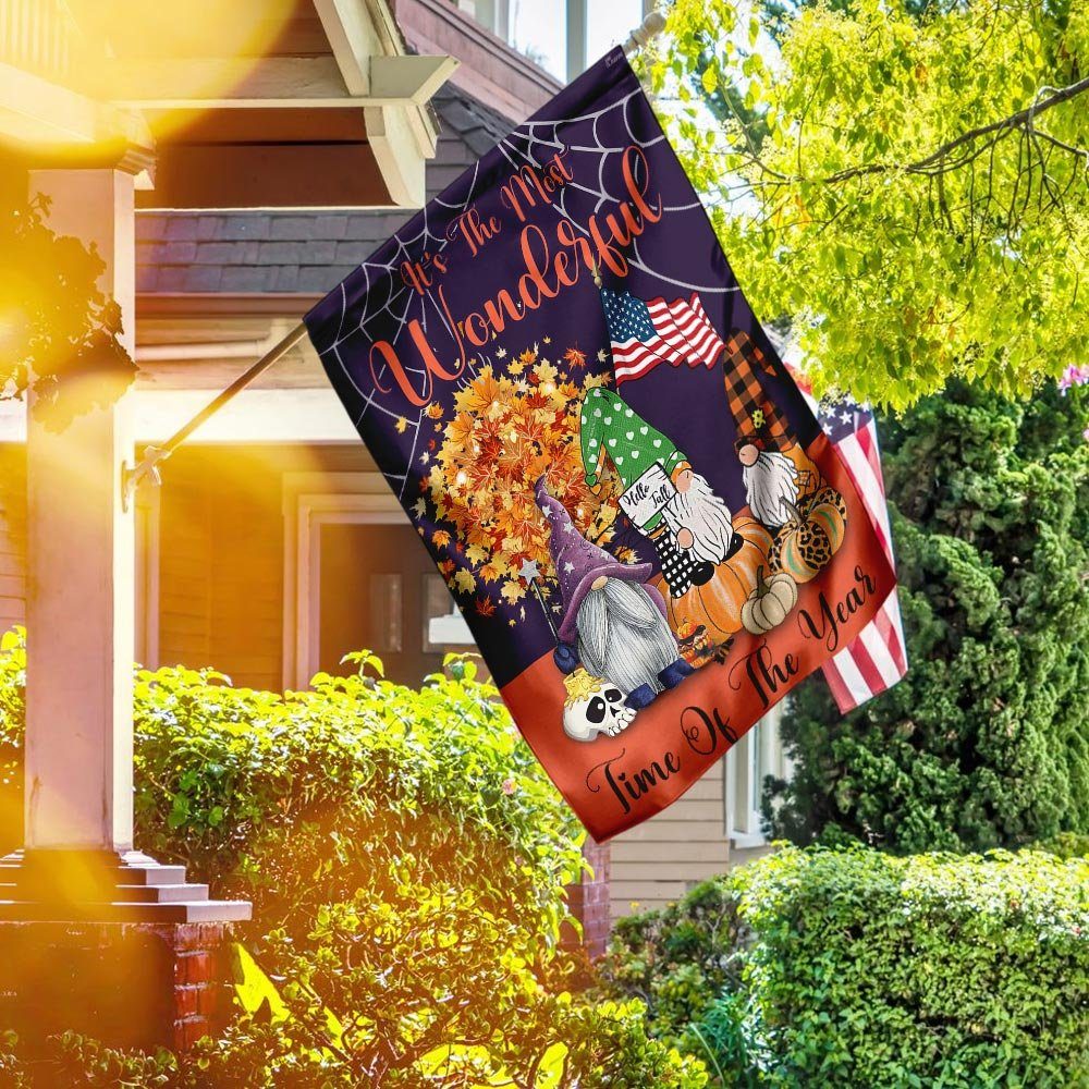 Gnomes Halloween Flag